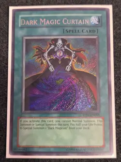 Dark Magic Curtain PP01-EN008 Secret Rare Yugioh LP - Image 1