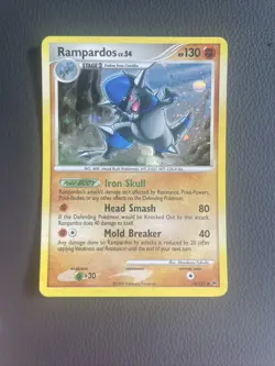 Rampardos Lv. 54 13/127 Platinum Base Set Holo Pokemon Trading Card LP+ - Image 1