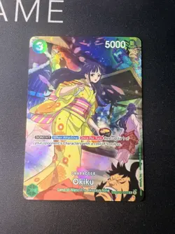 Okiku SP OP01-035 SP 500 Years Into the Future One Piece Card NM+ - Image 1
