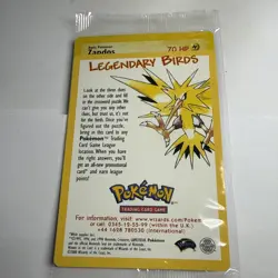 Pokemon TCG: Legendary Birds (Zapdos) WOTC Promo Sealed Card - Image 2
