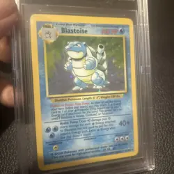 Blastoise beckett 8 Pokemon Card. Base Set 2/102 rare holo. WOTC 1999 NM-Mint. - Image 3