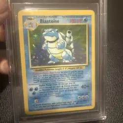 Blastoise beckett 8 Pokemon Card. Base Set 2/102 rare holo. WOTC 1999 NM-Mint. - Image 4