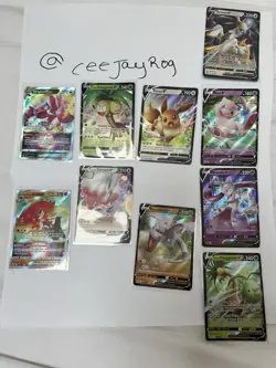 Pokemon EX, V & V Star X10 Card Bundle - Image 1