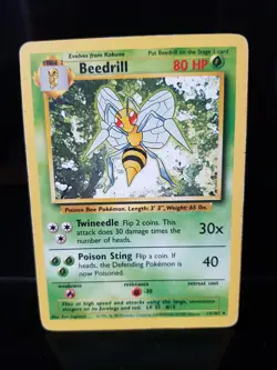 17/102 | Beedrill | Base Set 1999 WOTC | Pokemon Card - Image 1