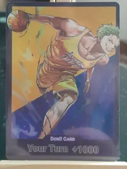 Carte one piece Zoro custom Don Card Lakers One piece Eng jeux de cartes TCG - Image 4