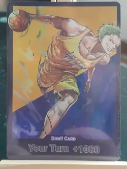 Carte one piece Zoro custom Don Card Lakers One piece Eng jeux de cartes TCG - Image 5