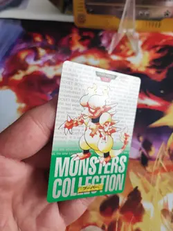 Pokemon Karte Card Magmar Carddass Green 96 Japanese Monsters Collection NM - Image 3