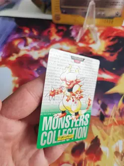 Pokemon Karte Card Magmar Carddass Green 96 Japanese Monsters Collection NM - Image 4