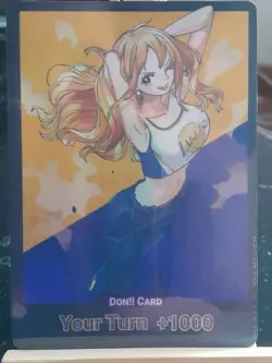 Carte one piece Nami custom Don Card Lakers One piece Eng jeux de cartes TCG - Image 3