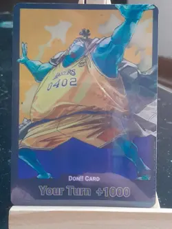 Carte one piece Jinbei custom Don Card Lakers One piece Eng jeux de cartes TCG - Image 4