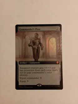 Commanders Plate Extended Art Foil - Commander Legends Mythic - MTG NM - Image 1