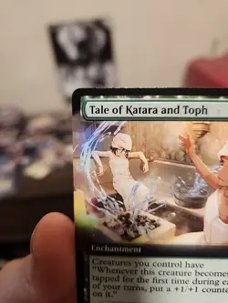 Tale of Katara and Toph Extended Art Avatar The Last Airbender Magic MTG - Image 3