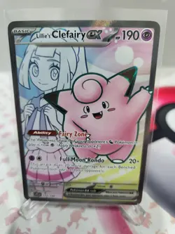 Pokemon TCG - Lillie's Clefairy ex 173/159 - Journey Together - Full Art - NM/M - Image 1