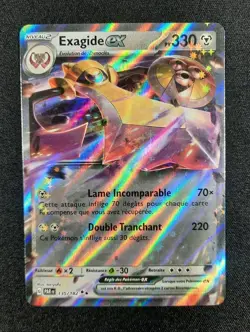 Carte Pokemon : Exagide Ex Ultra Rare 2023 Faille Paradoxe 135/182 NM 🇲🇫 - Image 1