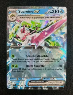 Carte Pokemon : Sucreine Ex Ultra Rare 2023 Faille Paradoxe 046/182 NM 🇲🇫 - Image 1