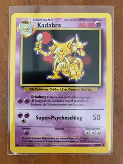 Pokemon · Kadabra · Basis-Set · 32/102 · Deutsch · 1999 · Karte · BS 32 - Image 1