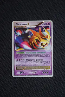 Carte Pokemon Giratina Niv X Promo DP38 Diamant et Perle FR Heavily Played - Image 1