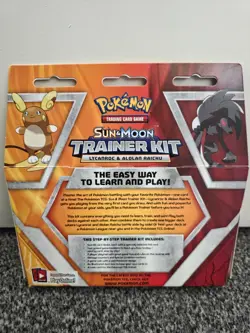Pokemon TCG Sun Moon Trainer Kit Lycanroc Alolan Raichu New Sealed 2017 - Image 3