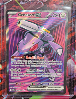 Genesect ex 161/086 SV: Black Bolt Ultra Rare Full Art Holo Pokemon TCG EN - Image 1