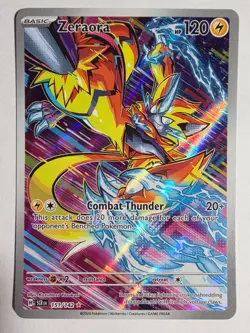 Zeraora 151/142 Illustration Rare IR Holo - Pokemon Stellar Crown SCR - NM - Image 1