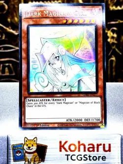 Yugioh Dark Magician Girl (Ghost Rare) GFP2-EN177 Ghosts from the Past 2nd -NM - Image 1