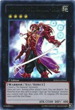 Shadow of the Six Samurai - Shien - SDWA-EN041 - Ultra Rare 1st Edition Yugioh - Image 1