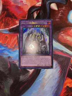 Yugioh! Alba System Dogmatikalamity BLMM-EN011 Secret Rare 1st Edition LP - Image 1