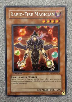 Rapid-Fire Magician EEN-EN019 Elemental Energy Rare 1st Edition LP - Image 1