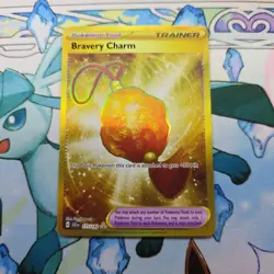 Bravery Charm 175/142 Stellar Crown Gold Ultra Rare Pokemon Card Near Mint - Image 1