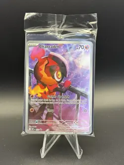 Charcadet 22 Black Star HOLO Promo Phantasmal Flames SEALED Pack Pokemon Card - Image 1
