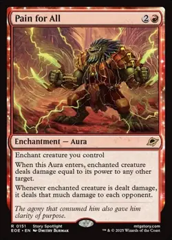 1x Pain for All NM Eng MTG - Edge of Eternities - Image 1