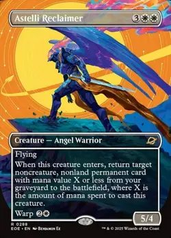 1x Astelli Reclaimer - Foil Extended Art NM Eng MTG - Edge of Eternities - Image 1