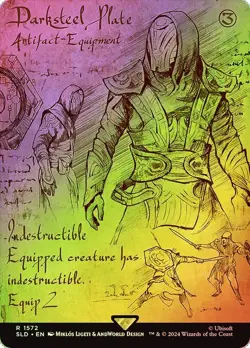 Darksteel Plate Foil Assassin's Creed Secret Lair NM MTG - Image 1