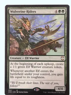 Wolverine Riders, Kaldheim Commander, NM Near Mint, Magic the Gathering MTG - Image 1