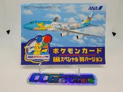 POKEMON 1999 ANA Airlines ZAPDOS & MOLTRES set of 2 w/folder Promo *CCGHouse* - Image 1