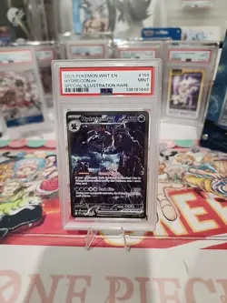 Hydreigon Ex 169/086 Special Illustration Rare SIR White Flare Pokemon PSA 9 - Image 1