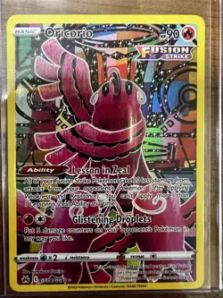 Pokemon TCG Oricorio GG04/GG70 Crown Zenith Galarian Gallery Holo full art 2023 - Image 1