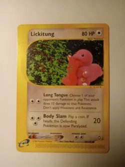 Pokemon Lickitung Aquapolis 90/147 Common Non Holo NM Unplayed Free Shipping!! - Image 1