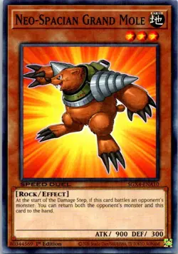 Neo-Spacian Grand Mole SGX4-ENA10 Yu-Gi-Oh! NM 1st Edition - Image 1