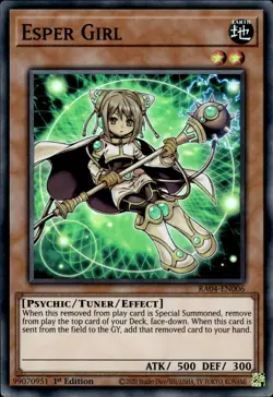 Esper Girl - Super Rare 1st Edition RA04-EN006 - NM - YuGiOh - Image 1