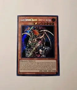 Yugioh Chaos Emperor Dragon Envoy of the End IOC-EN000 Secret Rare NM - Image 1
