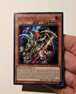 Yugioh Chaos Emperor Dragon Envoy of the End IOC-EN000 Secret Rare NM - Image 3