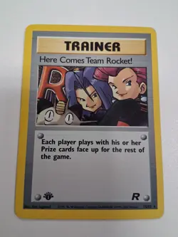 1st Edition Here Comes Team Rocket 15/82 Holo LP Pokemon Card TCG - Image 3
