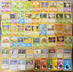 POKEMON TCG 54 X BASE SET 2 CARDS COMMON EXCELLENT CONDITION NO PLAY SEE PICS - Image 1