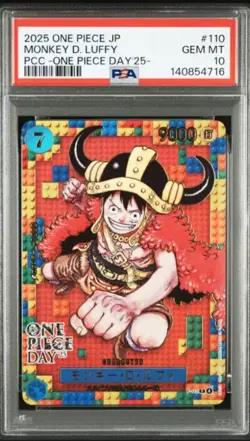 PSA 10 Monkey D. Luffy #110 PCC One Piece Day ’25 2025 One Piece Card Japanese - Image 1
