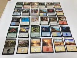 MTG Magic The Gathering Lot 30x Card Assorted EX-M 20 Main / 10 Land 2012-17 3 - Image 1