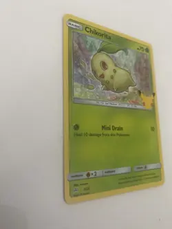Chikorita 2/25 Holo Pokemon 25th Anniversary McDonald’s Promo Card 2021 NM/M - Image 3