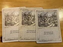 MTG Wrath of God Revised x3 - Image 1