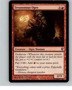 MTG Treasonous Ogre U Conspiracy 36 2015 LP Magic The Gathering - Image 1