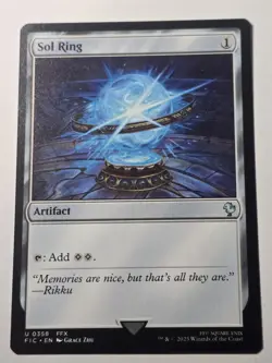 MTG Sol Ring (0358) [FINAL FANTASY Commander] Near Mint Magic - Image 1